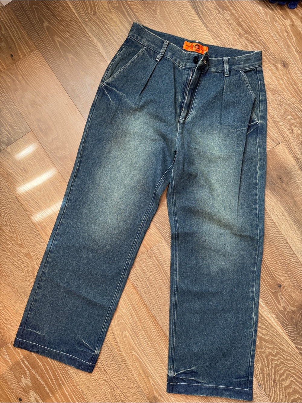 Red Kap Japan, Size L, Blue Washed Denim Jeans